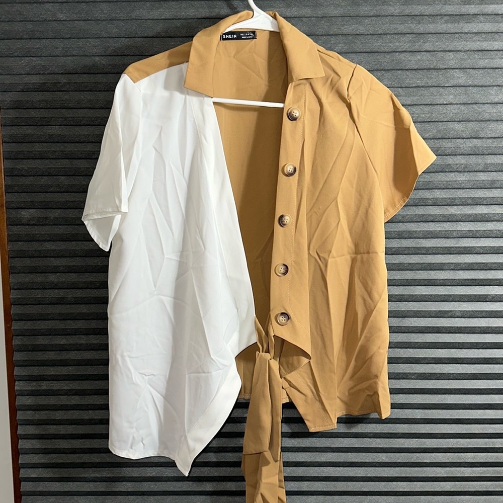 SHEIN blouse with buttons